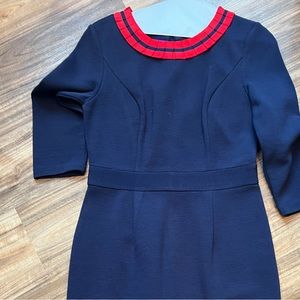 Size 6 Boden Navy Sheath dress